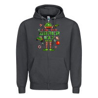 Smoke im the gamer elf Zipper Hoodie - FaDigitalArtStudio