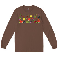 Chestnut summer fruits Long Sleeve Tee - TumblerDesignByShophia