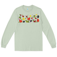 Matcha summer fruits Long Sleeve Tee - TumblerDesignByShophia