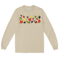 Mushroom summer fruits Long Sleeve Tee - TumblerDesignByShophia