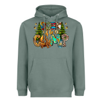 Sage Born To Camp Heavyweight Hoodie - CowhideDigitalArt