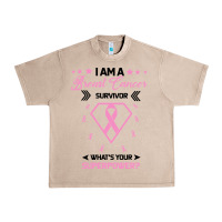 French Oak I am a Breast Cancer Survivor What is Your Superpower Urban Heavy Tee - Bettercallsaul
