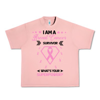 Salmon I am a Breast Cancer Survivor What is Your Superpower Urban Heavy Tee - Bettercallsaul