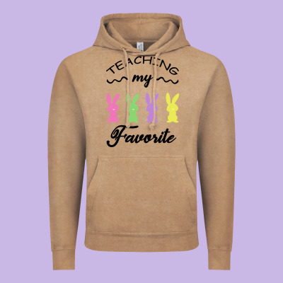 Teaching My Favorite Bunny Vintage Hoodie Designed By Bettercallsaul
