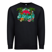 Black Summer Premium Sweatshirt - CowhideDigitalArt