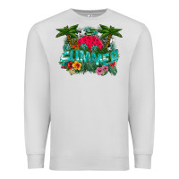 Dove Grey Summer Premium Sweatshirt - CowhideDigitalArt