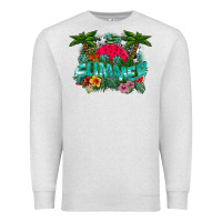 Oatmeal Heather Summer Premium Sweatshirt - CowhideDigitalArt