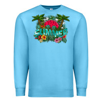 Ocean Blue Summer Premium Sweatshirt - CowhideDigitalArt
