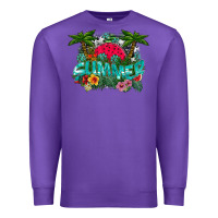 Purple Summer Premium Sweatshirt - CowhideDigitalArt