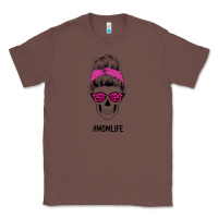 Chestnut Pink Glitter, Leopard Pattern Mom Skull Classic Tee - Bettercallsaul
