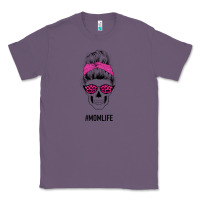 Lavender Pink Glitter, Leopard Pattern Mom Skull Classic Tee - Bettercallsaul