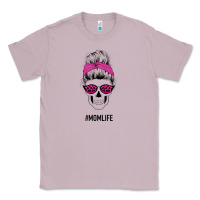 Lilac Pink Glitter, Leopard Pattern Mom Skull Classic Tee - Bettercallsaul