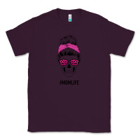 Plum Pink Glitter, Leopard Pattern Mom Skull Classic Tee - Bettercallsaul