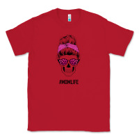 Red Pink Glitter, Leopard Pattern Mom Skull Classic Tee - Bettercallsaul