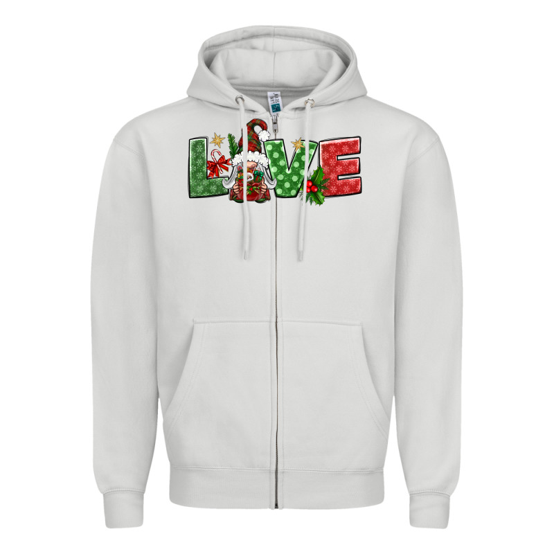 Love Christmas Gnome Zipper Hoodie by BundleAndBundleShop | Teevron