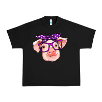 Black pig with bandana Urban Heavy Tee - RanaPortraitStore