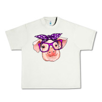 Pistachio pig with bandana Urban Heavy Tee - RanaPortraitStore