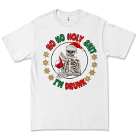 White ho ho holly shit skeleton santa Premium Tee - MaliasSmallBusiness