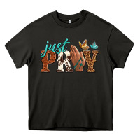 Asphalt just pray Heavy Core Tee - NancyCooperArtShop