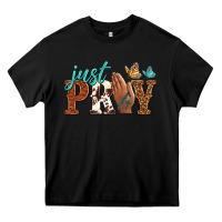 Black just pray Heavy Core Tee - NancyCooperArtShop