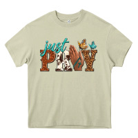 Mossy just pray Heavy Core Tee - NancyCooperArtShop