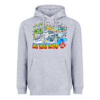 Heather Grey 2024 Cruisin Heavyweight Hoodie - CowhideDigitalArt