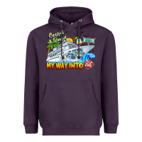 Plum 2024 Cruisin Heavyweight Hoodie - CowhideDigitalArt