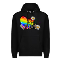 Black pride mom Premium Hoodie - FaDigitalArtStudio