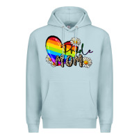 Blue Mist pride mom Premium Hoodie - FaDigitalArtStudio