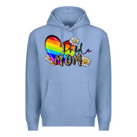 Colony Blue pride mom Premium Hoodie - FaDigitalArtStudio