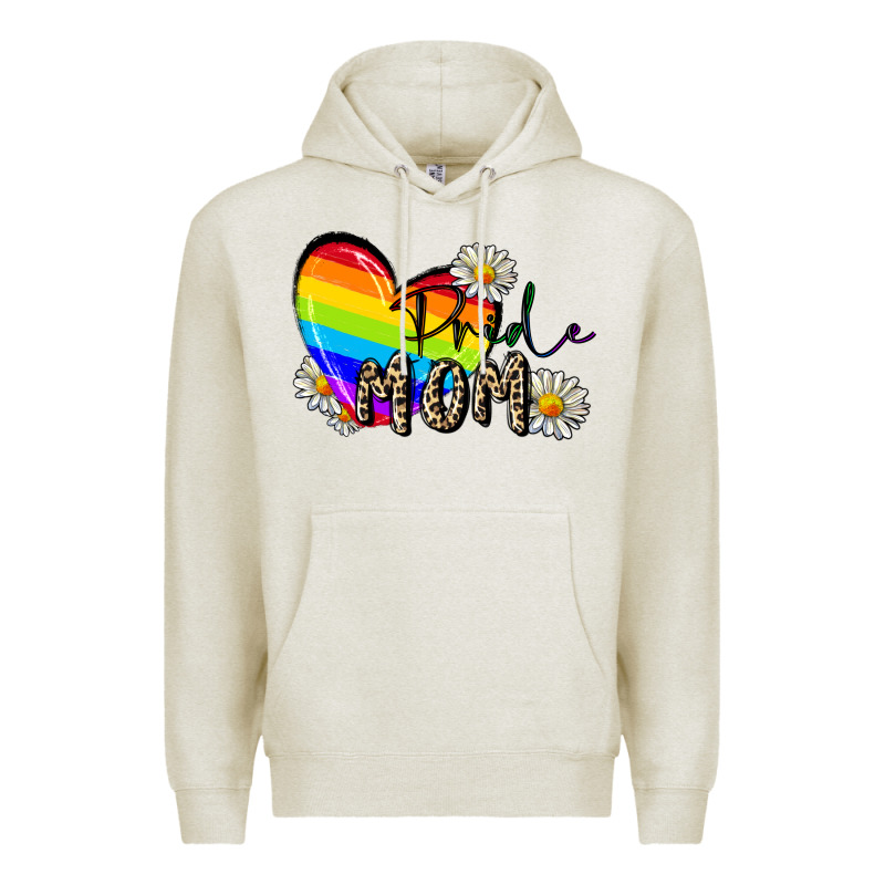 Pride Mom Premium Hoodie by FaDigitalArtStudio | Teevron