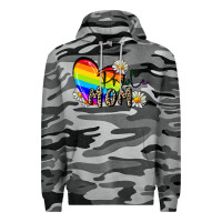 Slate Camo pride mom Premium Hoodie - FaDigitalArtStudio