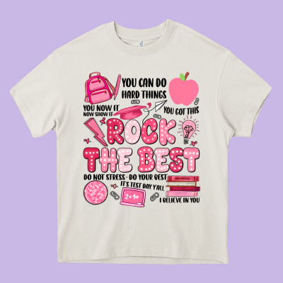 Rock The Best Heavy Core Tee Designed By Jahusdesignshop