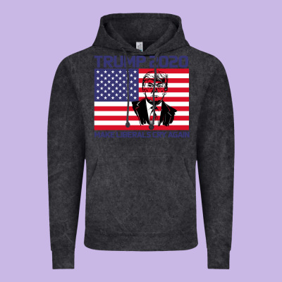 Trump 2020 Make Liberals Cry Again Vintage Hoodie Designed By Bettercallsaul