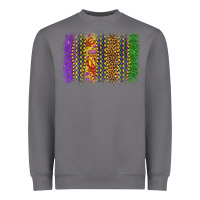 Storm mardi gras brushstroke Heavyweight Sweatshirt - OliviaCreatesArt