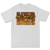 Dove Grey elevated melanated educated motivated Premium Tee - NancyCooperArtShop