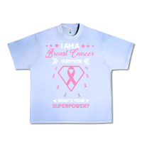 Grape Ice I am a Breast Cancer Survivor What is Your Superpower Urban Heavy Tee - Bettercallsaul