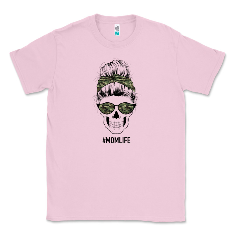 Camouflage Pattern Mom Skull Classic Tee by Bettercallsaul | Teevron