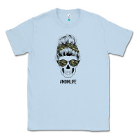 Dusty Blue Camouflage Pattern Mom Skull Classic Tee - Bettercallsaul