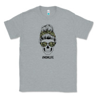 Heather Grey Camouflage Pattern Mom Skull Classic Tee - Bettercallsaul