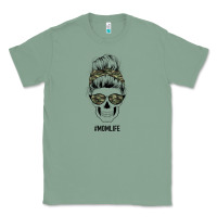Sage Camouflage Pattern Mom Skull Classic Tee - Bettercallsaul