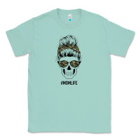 Seafoam Camouflage Pattern Mom Skull Classic Tee - Bettercallsaul