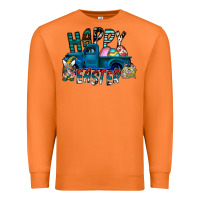 Carrot Happy Easter  truck Premium Sweatshirt - CowhideDigitalArt