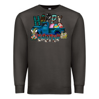 Smoke Happy Easter  truck Premium Sweatshirt - CowhideDigitalArt