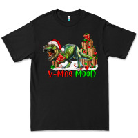 Black T- Rex X-Mas Mood Premium Tee - RanaPortraitStore
