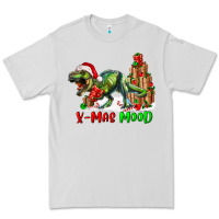 Dove Grey T- Rex X-Mas Mood Premium Tee - RanaPortraitStore