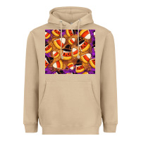 Mushroom Candy Pattern Heavyweight Hoodie - CowhideDigitalArt