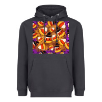Smoke Candy Pattern Heavyweight Hoodie - CowhideDigitalArt