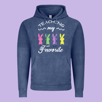 Teaching My Favorite Bunny Vintage Hoodie Designed By Bettercallsaul