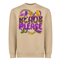 Mushroom beads please mardi gras Heavyweight Sweatshirt - OliviaCreatesArt